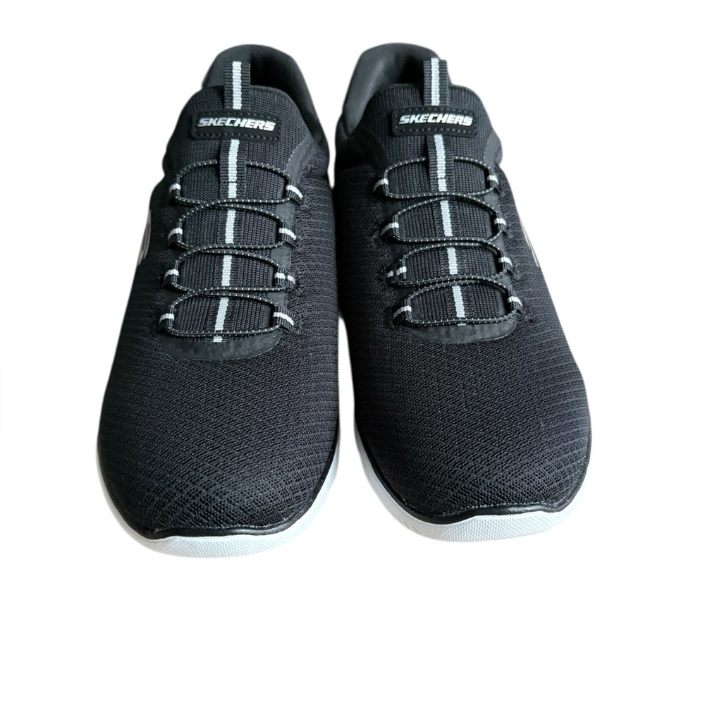 NWOB Skechers Summits Womens Shoes Black/White size 10 - Picture 4 of 8